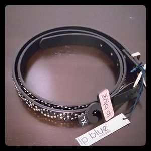 lp blue Linea Pelle Studded Belt